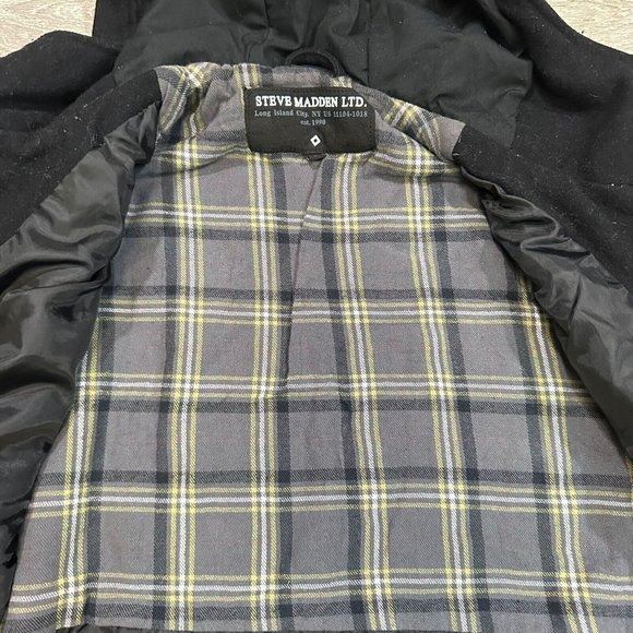 STEVE MADDEN LTD Men’s Size L Hooded Winter Parka Jacket coat Big Pockets island - Picture 4 of 8